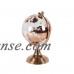 Decmode Modern 11 X 6 Inch Copper Glass And Aluminum Globe Decor   568894127